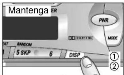 PANASONIC CQR221U - Operación baja del reloj - 2