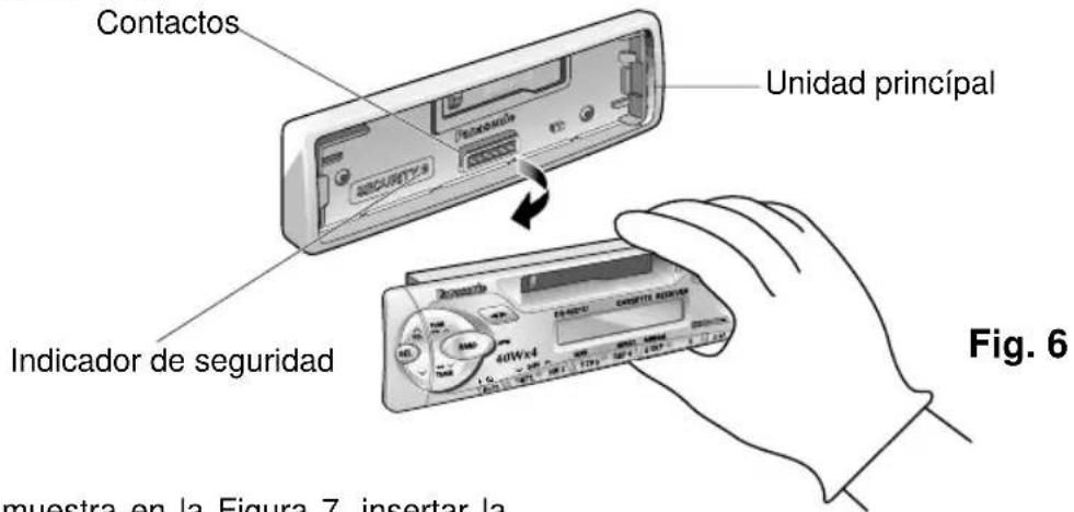 PANASONIC CQR221U - Como Quitar la Placa Frontal Removable - 2