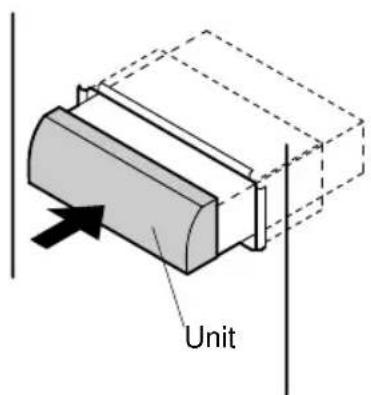 PANASONIC CQR221U - Secure the rear of the unit. - 2