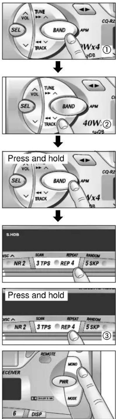 PANASONIC CQR221U - Preset Station Setting - 1