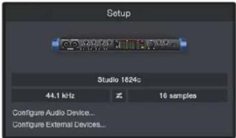 PRESONUS Studio 1810c - Configuration des interfaces audio - 1