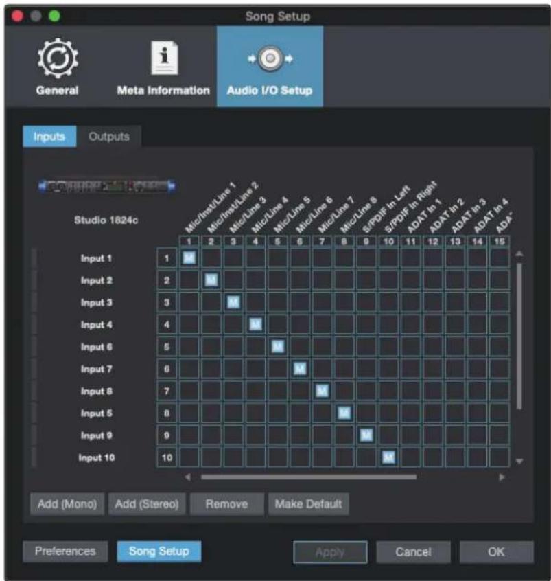 PRESONUS Studio 1810c - Configuration de vos entrées/sorties - 2