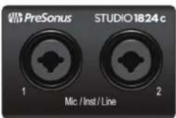 PRESONUS Studio 1810c - Connexions et commandes de la face avant - 3
