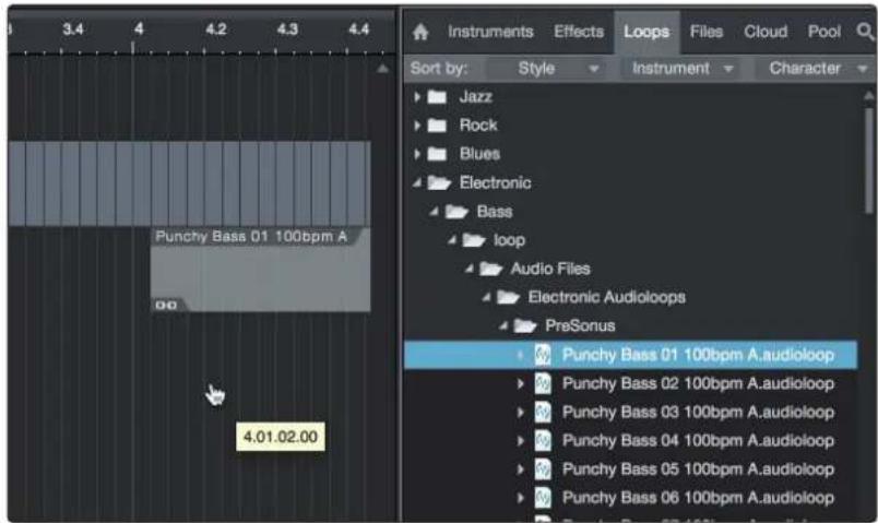 PRESONUS Studio 1824c - Glisser-deposer de fichiers audio et MIDI - 1