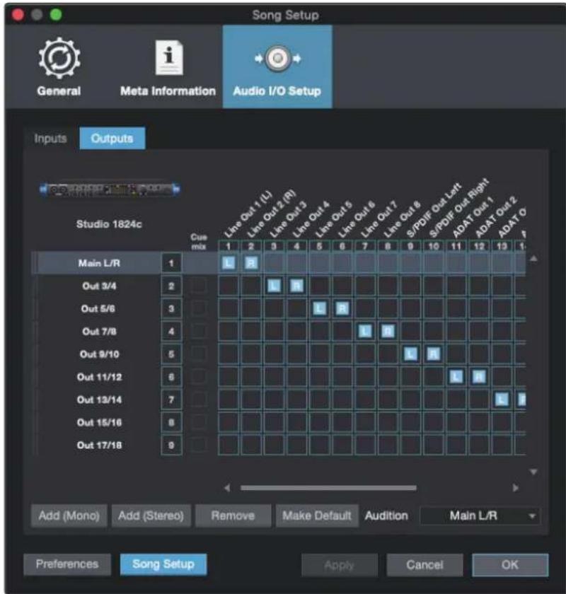 PRESONUS Studio 1824c - Configuration de vos entrées/sorties - 4