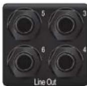 PRESONUS Studio 1824c - Entrées micro/ligne (STUDIO1824c uniquement). - 3