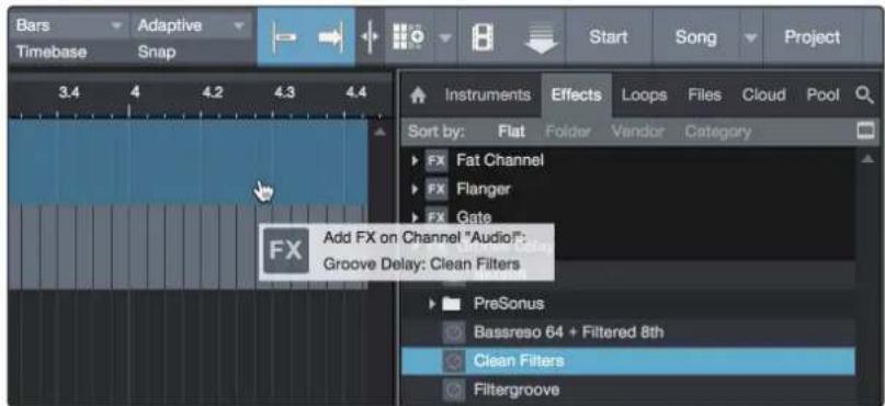 PRESONUS Studio 1824c - Glisser-deposer d'effets - 1