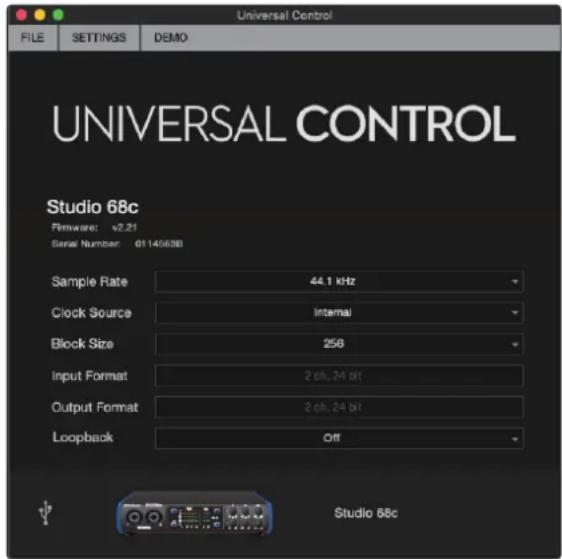 PRESONUS Studio 68c - Universal Control (Windows) - 2