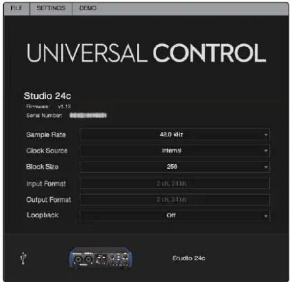 PRESONUS Studio 24c - Universal Control (Windows) - 2