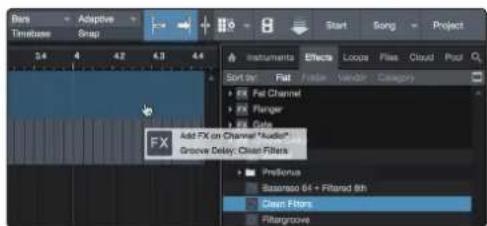 PRESONUS Studio 24c - Glisser-deposer d'effets - 1