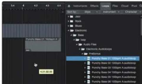 PRESONUS Studio 24c - Glisser-deposer de fichiers audio et MIDI - 1
