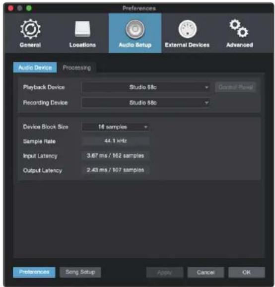PRESONUS Studio 26c - Configuration des interfaces audio - 2