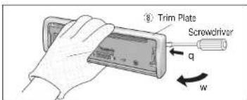 PANASONIC CQDPX153U - To Remove the Unit - 7