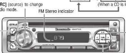 PANASONIC CQDPX153U - Radio Mode - 2