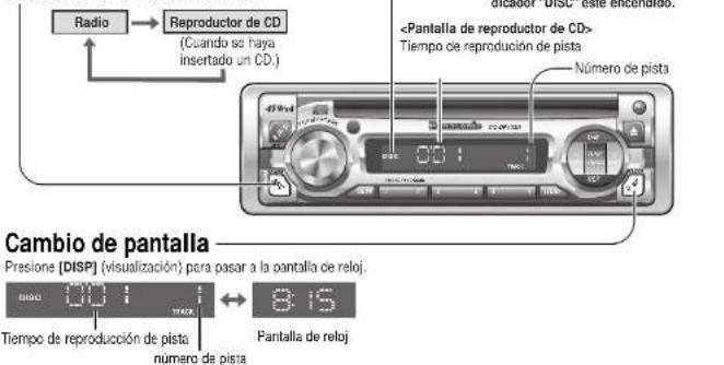 PANASONIC CQDPX153U - Modo de reproduccion de CD - 1