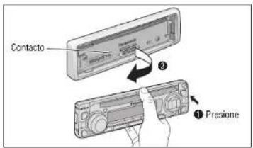 PANASONIC CQDPX153U - Para extraer el aparato - 1