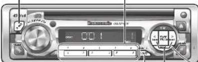 PANASONIC CQDPX153U - Selección directa de pista - 1