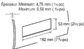 PANASONIC CQDPX153U - Dégagement requis dans le tableau de bord - 1