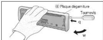 PANASONIC CQDPX153U - Comment déposer l'appareil - 2