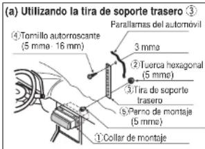 PANASONIC CQDPX153U - Instalación en el tablero de instrumentos Apertura de instalación - 7