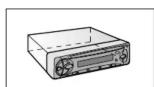 PANASONIC CQDPX152U - Éléments constitutifs Les chiffres entre parentes indiquant la quantité d'accessoires. - 1