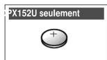 PANASONIC CQDPX152U - Éléments constitutifs Les chiffres entre parentes indiquant la quantité d'accessoires. - 4