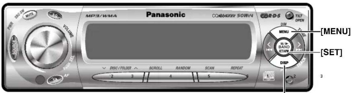 PANASONIC CQC5100N - Забележка: - 2