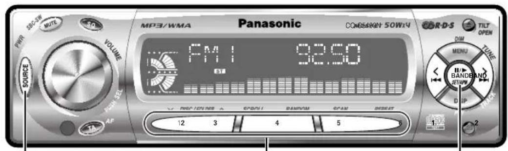 PANASONIC CQC5100N - Система за радиоданни (RDS) - 1
