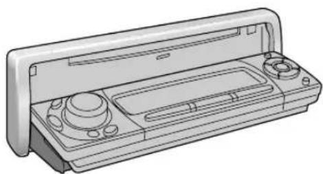 PANASONIC CQC5100N - Затваряне на лицевия панел - 1