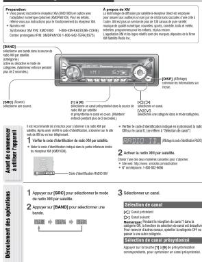 PANASONIC CQC1401U - Radio XM par satellite - 1