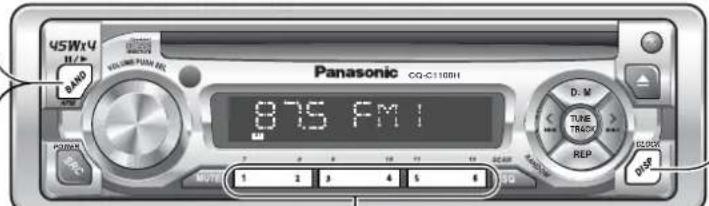 PANASONIC CQC1118H - ① 波段 - 1