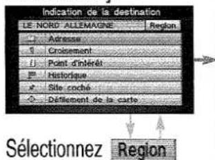 PANASONIC CNDV2300N - Entrée de la destination et recherche de l'itinéraire - 1