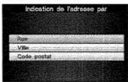 PANASONIC CNDV2300N - Entrée de la destination et recherche de l'itinéraire - 3