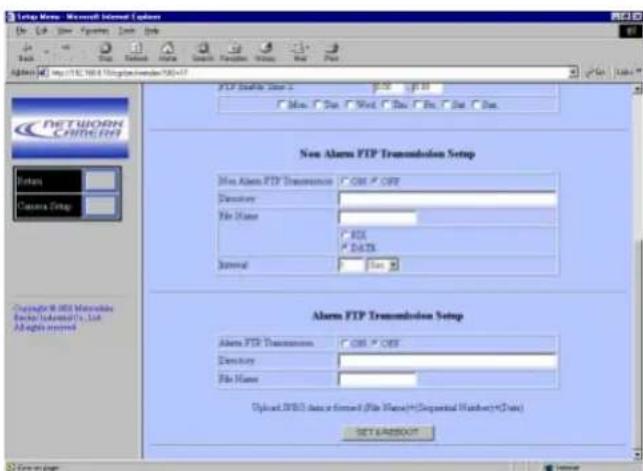 PANASONIC WVNP472 - ■ Configuration de client FTP - 2