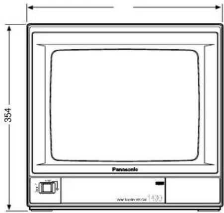 PANASONIC WVCM1430 - MAßZEICHNUNG - 1
