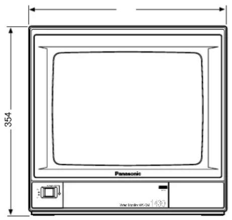 PANASONIC WVCM1430 - ASPECTO EXTERIOR - 1