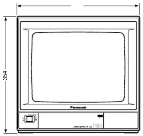 PANASONIC WVCM1430 - ASPECT EXTERIEUR - 1