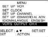 PANASONIC PVD4762K - VCR's Output Channel - 3