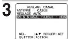 PANASONIC PVD4762K - Avis de signal faible - 2