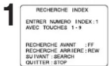 PANASONIC PVD4762K - Recherche de programme par index R - 1