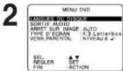 PANASONIC PVD4763SK - Réglages initiaux du DVD - 1