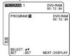 PANASONIC PVD4763SK - Press ▲ NUMBER keys to select the setting, and press SET. - 4