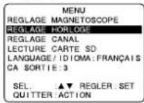 PANASONIC PVD4763SK - Réglage du fuseau horaire - 1