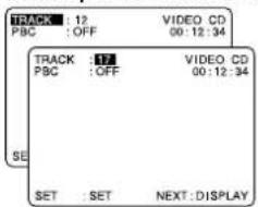 PANASONIC PVD4763SK - Press ▲ NUMBER keys to select the setting, and press SET. - 3