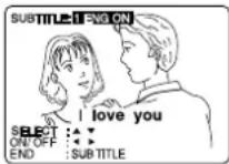 PANASONIC PVD4763SK - Subtitle Language (DVD only) - 1