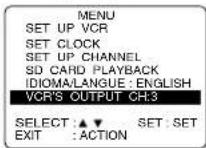 PANASONIC PVD4763SK - VCR's Output Channel - 1