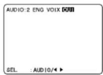 PANASONIC PVD4754SK - Selection de la piste audio sur les disques Karaoke (DVD seulement) - 1