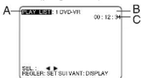 PANASONIC PVD4754SK - Durée de lecture écoulée - 2