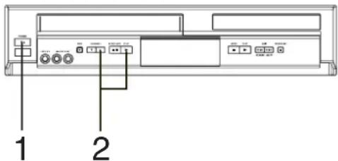 PANASONIC PVD4754SK - Réinitialisation de toutes les fonctions en mémoire - 1