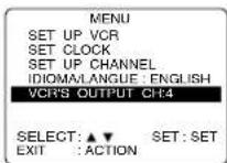 PANASONIC PVD4753SK - VCR's Output Channel - 4
